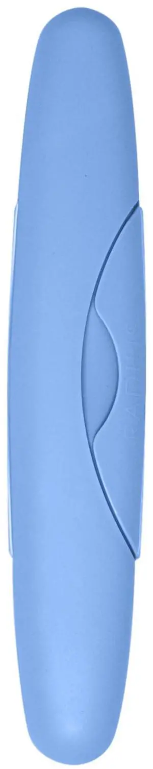 RADIUS Toothbrush Travel Case for Standard Brush, BPA-Free Recycled Plastic, Light Blue, 8.25H x 1.38W x 1.75L in RADIUS Toothbrush Travel Case for Standard Brush, BPA-Free Recycled Plastic, Light Blue, 8.25H x 1.38W x 1.75L in