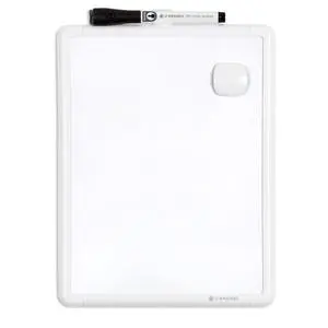 U Brands Contempo Magnetic Mini Whiteboard, 8.5"x11", White Modern Frame, Includes Marker & Magnet, for Fridge and Locker U Brands Contempo Magnetic Mini Whiteboard, 8.5"x11", White Modern Frame, Includes Marker & Magnet, for Fridge and Locker