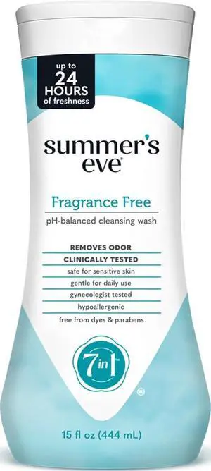 Summer's Eve Fragrance Free All-Over Daily Feminine Wash 15Fl Oz Summer's Eve Fragrance Free All-Over Daily Feminine Wash 15Fl Oz