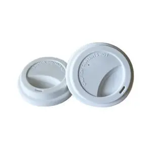 Silicone Cup Covers, Reusable Lids for Mugs, Cups, Coffee - 2Pcs White Silicone Cup Covers, Reusable Lids for Mugs, Cups, Coffee - 2Pcs White