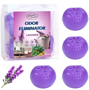 Lavender Scent Baking Soda Shoe Deodorizer Balls, 4 Pack Lavender Scent Baking Soda Shoe Deodorizer Balls, 4 Pack