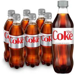Diet Coke Soda Soft Drink, 16.9fl oz Bottles, 6 Pack Diet Coke Soda Soft Drink, 16.9fl oz Bottles, 6 Pack