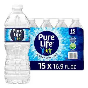 Pure Life Purified Bottled Water 15 Pack 16.9Fl Oz Pure Life Purified Bottled Water 15 Pack 16.9Fl Oz