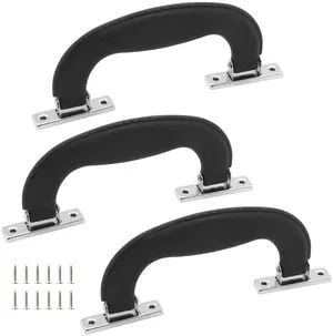 BokWin Black Plastic Luggage Handle 6.1Inch/155mm 3 Pcs BokWin Black Plastic Luggage Handle 6.1Inch/155mm 3 Pcs