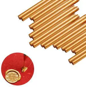 Gold Hot Melt Glue Sticks for Letter Seal Stamp Gold Hot Melt Glue Sticks for Letter Seal Stamp