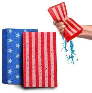 USA 2 Pack Large Multi-Purpose Sponges for Cleaning, for Car Washing, Tile & Grout USA 2 Pack Large Multi-Purpose Sponges for Cleaning, for Car Washing, Tile & Grout