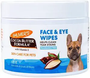 Palmer's for Pets Face and Eye Dog Wipes, Unscented, 100 Count Palmer's for Pets Face and Eye Dog Wipes, Unscented, 100 Count