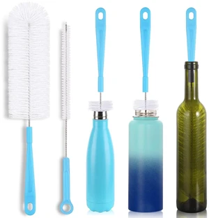 16" Long Handle Bottle Brush for Water Bottles, Narrow Neck Sport Bottles, Beer Bottles and Jugs, Set of 2 16" Long Handle Bottle Brush for Water Bottles, Narrow Neck Sport Bottles, Beer Bottles and Jugs, Set of 2