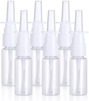 Simarro 6Pcs 20ml Clear Empty Nasal Spray Bottles Simarro 6Pcs 20ml Clear Empty Nasal Spray Bottles
