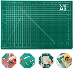 Anezus Self Healing Rotary Cutting Mat 12x18 Inch Double Sided 5-Ply Craft Cutting Board for Sewing, Fabric, Scrapbooking Anezus Self Healing Rotary Cutting Mat 12x18 Inch Double Sided 5-Ply Craft Cutting Board for Sewing, Fabric, Scrapbooking