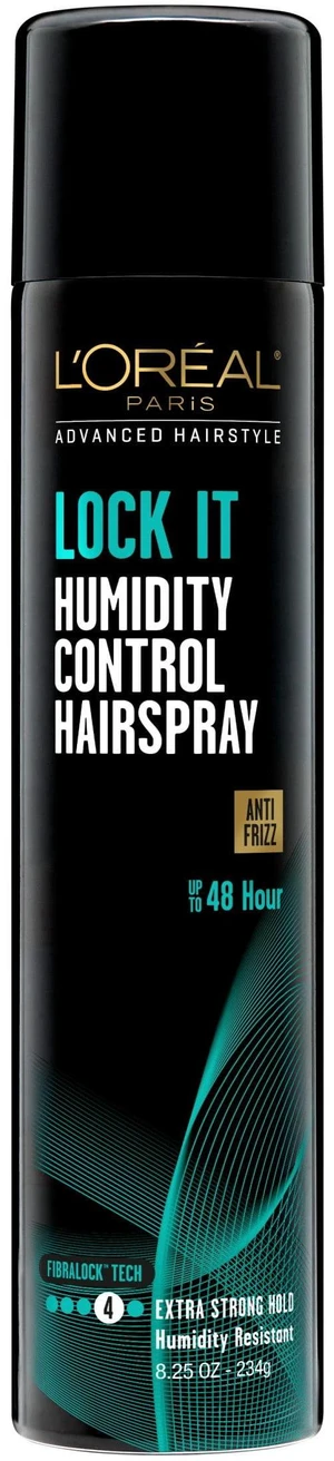 L'Oreal Paris LOCK IT Weather Frizz Control Hairspray for Normal Hair, 8.25 oz L'Oreal Paris LOCK IT Weather Frizz Control Hairspray for Normal Hair, 8.25 oz