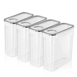 Sorbus 4-Pack Food Storage Dispenser Containers Airtight BPA-Free for Pantry Cereal Pasta Dry Food Sorbus 4-Pack Food Storage Dispenser Containers Airtight BPA-Free for Pantry Cereal Pasta Dry Food