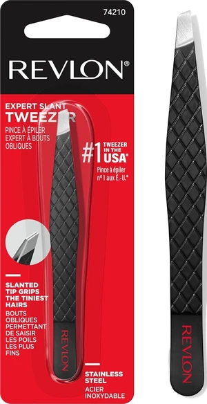 Revlon Expert Slant Tip Tweezer, Black, 1 Count Revlon Expert Slant Tip Tweezer, Black, 1 Count