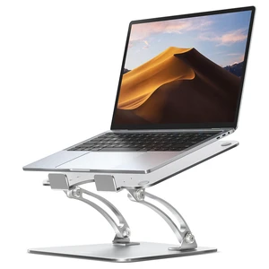 Nulaxy Ergonomic Adjustable Laptop Stand with Advanced Heat-Vent, Heavy-Duty, Dual Foldable, for Mac 10-16" Laptops Nulaxy Ergonomic Adjustable Laptop Stand with Advanced Heat-Vent, Heavy-Duty, Dual Foldable, for Mac 10-16" Laptops