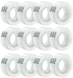 12 Rolls Transparent Tape Refills, 1 in Core, 3/4 x 1000 in, Gift Packaging Tape for Office, Home, School 12 Rolls Transparent Tape Refills, 1 in Core, 3/4 x 1000 in, Gift Packaging Tape for Office, Home, School