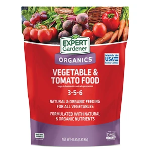 Expert Gardener Organics Vegetable & Tomato Fertilizer, 4 lb Expert Gardener Organics Vegetable & Tomato Fertilizer, 4 lb