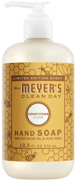 MRS. MEYER'S CLEAN DAY Hand Soap, Honeycomb Scent, 12.5Fl Oz Bottle MRS. MEYER'S CLEAN DAY Hand Soap, Honeycomb Scent, 12.5Fl Oz Bottle