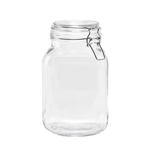 Mainstays 67oz Glass Airtight Food Storage Jar Canister with Locking Lid for Dry Food, Coffee, Sugar Mainstays 67oz Glass Airtight Food Storage Jar Canister with Locking Lid for Dry Food, Coffee, Sugar