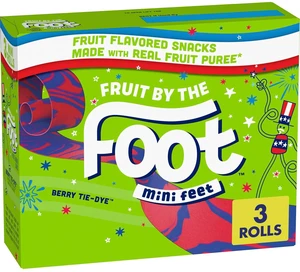Fruit by the Foot Berry Tie Dye Mini Snacks 3Ct Fruit by the Foot Berry Tie Dye Mini Snacks 3Ct