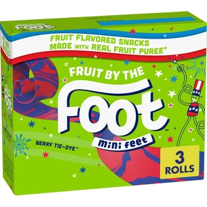 Fruit By the Foot Berry Tie Dye Mini Snacks, 3ct Fruit By the Foot Berry Tie Dye Mini Snacks, 3ct