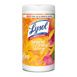 Lysol Disinfecting Wipes Multi-Surface Cleaner, Mango, 80 Count Lysol Disinfecting Wipes Multi-Surface Cleaner, Mango, 80 Count