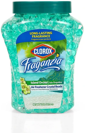 Clorox Fraganzia Crystal Beads Air Freshener Island Orchid Scent 12 Fl Oz Clorox Fraganzia Crystal Beads Air Freshener Island Orchid Scent 12 Fl Oz