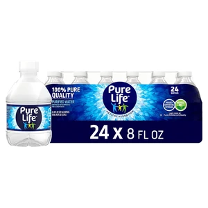 Pure Life Purified Bottled Water - 24 Pack, Mini 8 Fl Oz Bottles Pure Life Purified Bottled Water - 24 Pack, Mini 8 Fl Oz Bottles