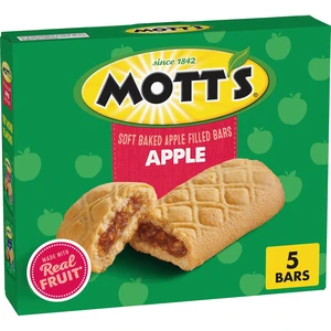 Mott's Soft Baked Apple Filled Bars, Apple Flavor, 5 ct, 6.55 oz Mott's Soft Baked Apple Filled Bars, Apple Flavor, 5 ct, 6.55 oz