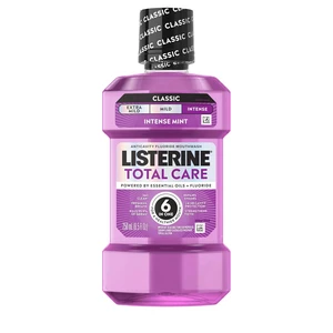 Listerine Total Care Anticavity Mouthwash, Intense Mint, 8.5 fl.oz/250 mL Listerine Total Care Anticavity Mouthwash, Intense Mint, 8.5 fl.oz/250 mL