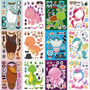24 Sheets Make a Face Stickers for Kids Toddlers Party Favors Crafts 24 Sheets Make a Face Stickers for Kids Toddlers Party Favors Crafts