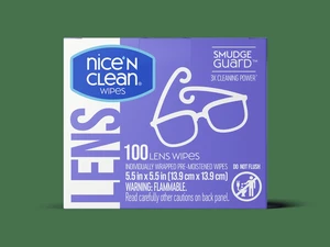 Nice 'N Clean Smudgeguard Pre-Moistened Lens Wipes, 100 Count Nice 'N Clean Smudgeguard Pre-Moistened Lens Wipes, 100 Count