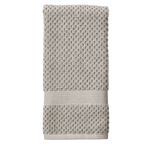 Better Homes & Gardens Signature Soft Cotton Popcorn Textured Hand Towel, Soft Silver Better Homes & Gardens Signature Soft Cotton Popcorn Textured Hand Towel, Soft Silver