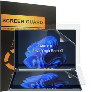 KEANBOLL 4 Pack Anti Glare (Matte) Screen Protector for Lenovo Yoga Book 9i 2-in-1 14" Dual Screen OLED Touch Laptop (14IAH1083KJ) - Not suitable for Yoga 9i 14", Only Suitable for Yoga Book 9i KEANBOLL 4 Pack Anti Glare (Matte) Screen Protector for Lenovo Yoga Book 9i 2-in-1 14" Dual Screen OLED Touch Laptop (14IAH1083KJ) - Not suitable for Yoga 9i 14", Only Suitable for Yoga Book 9i