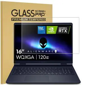 KEANBOLL Tempered Glass Screen Protifier Designed for Alienware 16 Aurora 16-inch Laptop (Models: AC16250) ^^ 9H Hardness, Anti-Scratch, HD Clarity Protection KEANBOLL Tempered Glass Screen Protifier Designed for Alienware 16 Aurora 16-inch Laptop (Models: AC16250) ^^ 9H Hardness, Anti-Scratch, HD Clarity Protection