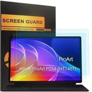 KEANBOLL 2 Pack Block Blue Light Screen Protector for 2026 New ASUS ProArt PZ14 (HT7407) 14-Inch Laptop, Anti Blue Light Glare and Anti Fingerprint (Matte) Shield KEANBOLL 2 Pack Block Blue Light Screen Protector for 2026 New ASUS ProArt PZ14 (HT7407) 14-Inch Laptop, Anti Blue Light Glare and Anti Fingerprint (Matte) Shield