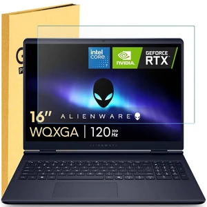 MUBUY-GOL Tempered Glass Screen Protector for Alienware 16 Aurora 16-inch Laptop (AC16250) 9H Hardness, Anti-Scratch, HD Clarity Protection MUBUY-GOL Tempered Glass Screen Protector for Alienware 16 Aurora 16-inch Laptop (AC16250) 9H Hardness, Anti-Scratch, HD Clarity Protection
