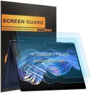 2 Pack Blocking Blue Light Screen Protector for HP EliteBook X Flip G2i / EliteBook X Flip G1i 14-Inch, Anti Blue Light & Glare and Anti Fingerprint Shield -(Only suitable for the 2-in-1 version!) 2 Pack Blocking Blue Light Screen Protector for HP EliteBook X Flip G2i / EliteBook X Flip G1i 14-Inch, Anti Blue Light & Glare and Anti Fingerprint Shield -(Only suitable for the 2-in-1 version!)