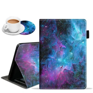 FVAENDHIO Case for Fire HD 10 & Fire HD 10 Plus Tablet (11th Generation, 2021 Release) - Premium PU Leather Cover with Auto Sleep Wake, Blue Galaxy Nebula Universe Space FVAENDHIO Case for Fire HD 10 & Fire HD 10 Plus Tablet (11th Generation, 2021 Release) - Premium PU Leather Cover with Auto Sleep Wake, Blue Galaxy Nebula Universe Space