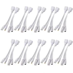 10 Pair IP Camera POE RJ45 Cable Power Over Ethernet Adapter Injector Splitter 12 V 10 Pair IP Camera POE RJ45 Cable Power Over Ethernet Adapter Injector Splitter 12 V