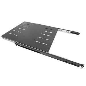 GlobalRack 1U Sliding Shelf,14.75-26" Adjustable, Double-Sided, Soft-Close GlobalRack 1U Sliding Shelf,14.75-26" Adjustable, Double-Sided, Soft-Close