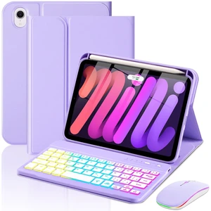 EAMPANG Case with Keyboard Mouse for iPad mini 7th(A17 Pro,2024)/6th EAMPANG Case with Keyboard Mouse for iPad mini 7th(A17 Pro,2024)/6th