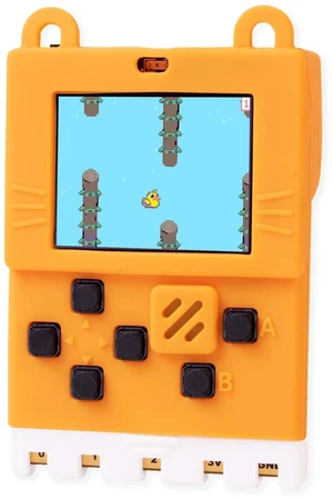 KittenBot Meowbit Card-Sized Retro Coding Arcade Programmable Handheld Game Console Suitable for STEM Education Compatible Micro:bit Expansion Board for Kids Ages 10+(Orange) KittenBot Meowbit Card-Sized Retro Coding Arcade Programmable Handheld Game Console Suitable for STEM Education Compatible Micro:bit Expansion Board for Kids Ages 10+(Orange)