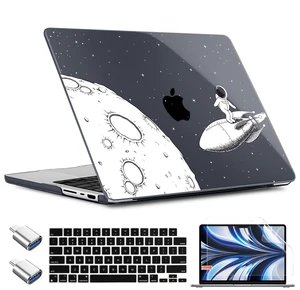 TWOLSKOO Compatible with MacBook Pro 14 inch Case M5 2026 2025-2021 Release M4 M3 M2 M1 Pro/Max Chip, Plastic Hard Shell & Keyboard Cover & USB C to USB Adapter & Screen Film, Flying Astronauts TWOLSKOO Compatible with MacBook Pro 14 inch Case M5 2026 2025-2021 Release M4 M3 M2 M1 Pro/Max Chip, Plastic Hard Shell & Keyboard Cover & USB C to USB Adapter & Screen Film, Flying Astronauts