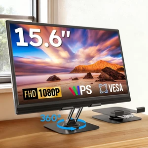 Dopesplay 15.6" FHD 1080P Portable Monitor with Adjustable Stand, Black Dopesplay 15.6" FHD 1080P Portable Monitor with Adjustable Stand, Black