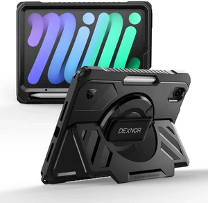 Dexnor Case for iPad mini 7 (A17 Pro)/mini 6 8.3" Rugged Extra-Wide Stand Dexnor Case for iPad mini 7 (A17 Pro)/mini 6 8.3" Rugged Extra-Wide Stand