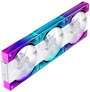Jungle Leopard Interstellar V3 120mm PC Case Fan Infinity Mirror Module Daisy-Chain 120mm RGB PWM Fan Triple Pack Suitable for Computer Case & 360mm AIO Cooler(White-3Pack Jungle Leopard Interstellar V3 120mm PC Case Fan Infinity Mirror Module Daisy-Chain 120mm RGB PWM Fan Triple Pack Suitable for Computer Case & 360mm AIO Cooler(White-3Pack