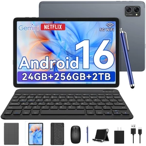 Tablet, Android 16 Tablet with Keyboard, 24GB +256GB/2TB, Gemini Ai 3.5 Tablet, Android 16 Tablet with Keyboard, 24GB +256GB/2TB, Gemini Ai 3.5
