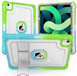 ZoneFoker Case for iPad Air 5th/ 4th Generation Case (2022/2020) 10.9'', for iPad Pro 11 Inch (4th/3rd/2nd/1st Gen), Hard Slim Cover for iPad Air 5 4 th with Pencil Holder/Stand, Green to Blue Glitter ZoneFoker Case for iPad Air 5th/ 4th Generation Case (2022/2020) 10.9'', for iPad Pro 11 Inch (4th/3rd/2nd/1st Gen), Hard Slim Cover for iPad Air 5 4 th with Pencil Holder/Stand, Green to Blue Glitter