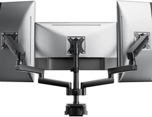 monTEK Triple Monitor Mount for 13"-27" Screens, Max 19.8 lbs Each Arm monTEK Triple Monitor Mount for 13"-27" Screens, Max 19.8 lbs Each Arm