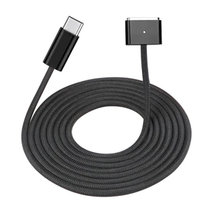 ZeitNah USB-C to Magnetic Cable for MacBook Air/Pro, 6.6 ft, Black ZeitNah USB-C to Magnetic Cable for MacBook Air/Pro, 6.6 ft, Black